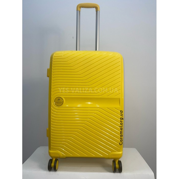 Набір валіз Франція (L M S-3шт) поліпропілен жовтий/Airtex 280, фото 3