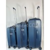 Набор чемоданов Франция (L M S-3шт) полипропилен синий/Airtex 280, фото 6