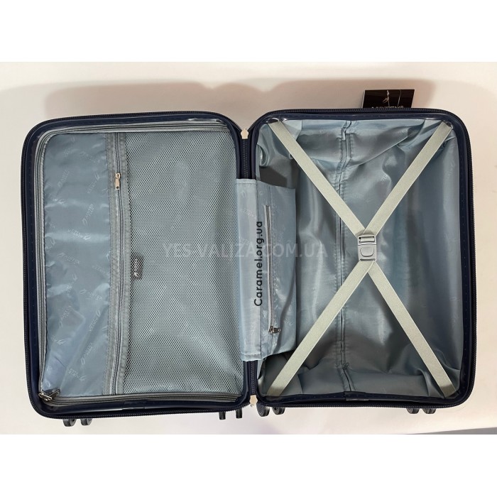 Набор чемоданов Франция (L M S-3шт) полипропилен синий/Airtex 280, фото 4