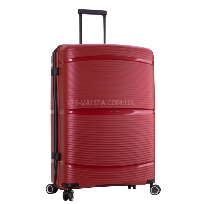 Набір валіз Франція (L M S-3шт) поліпропілен червоний/Snowball 94103, фото 5