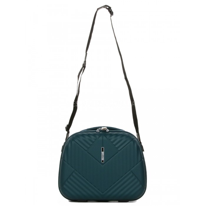 Набір валіз Франція (L M S+BC-4шт) поліпропілен зелений/Airtex 639, фото 9