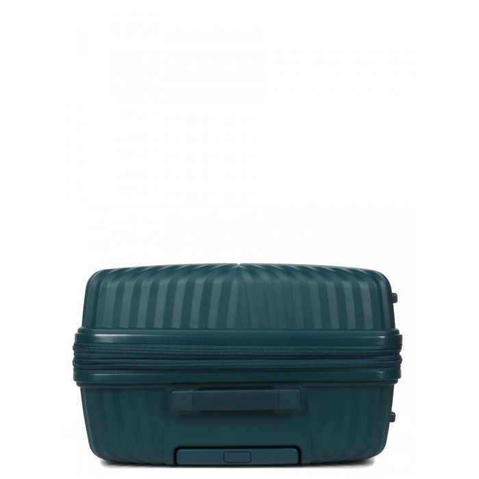 Набір валіз Франція (L M S+BC-4шт) поліпропілен зелений/Airtex 639, фото 7