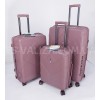 Набор чемоданов Франция (L M S+BC-4шт) полипропилен фиолет/Airtex 639, фото 18