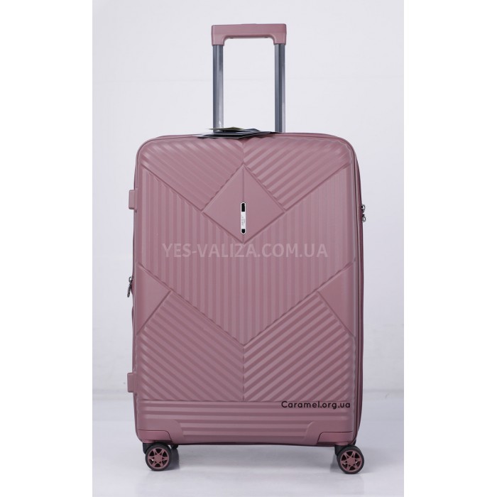 Набор чемоданов Франция (L M S+BC-4шт) полипропилен фиолет/Airtex 639, фото 3