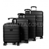 Набір валіз Франція (L M S+XS-4шт) чорний/Worldline 805, фото 11