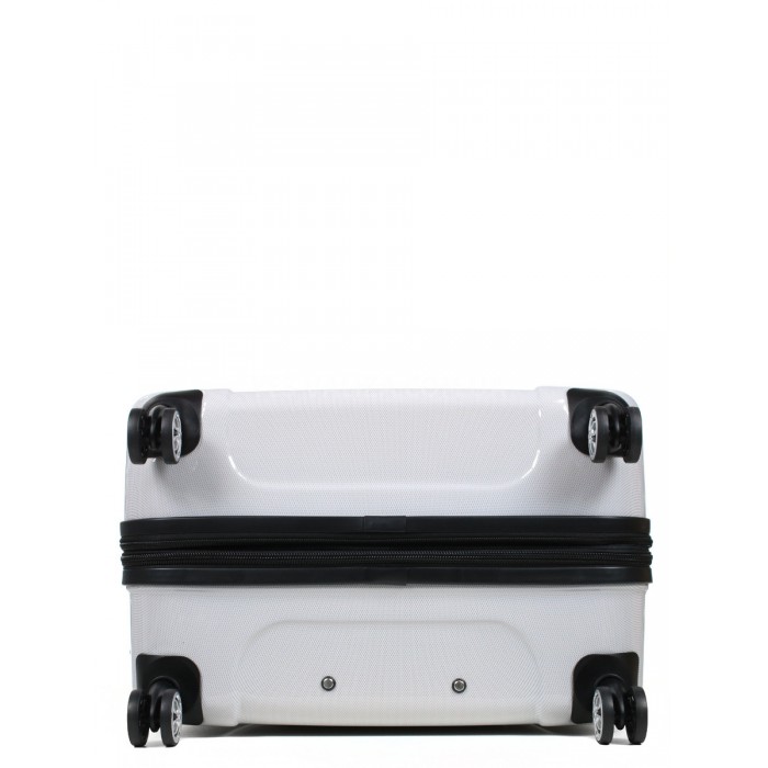 Набір валіз Франція (L M S-3шт) полікарбонат білий/Airtex 7323, фото 8