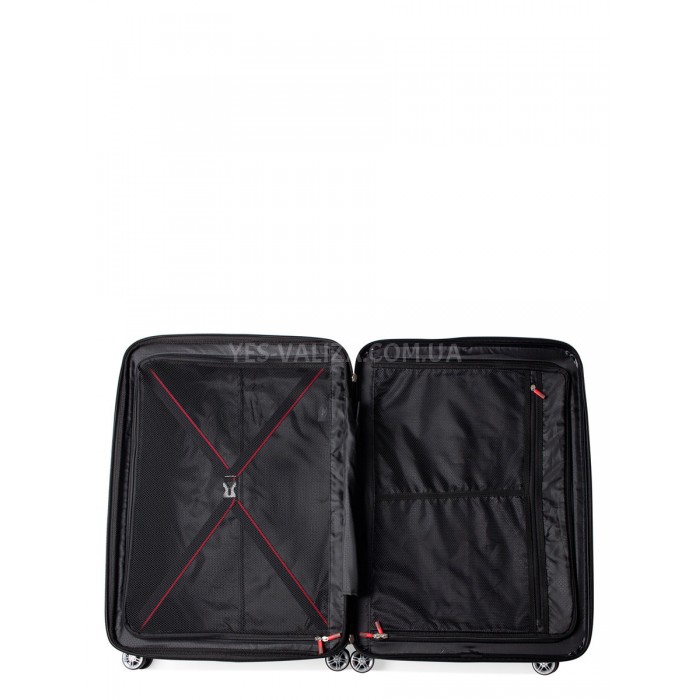 Набір валіз Франція (L M S-3шт) поліпропілен синій/Airtex 241, фото 11