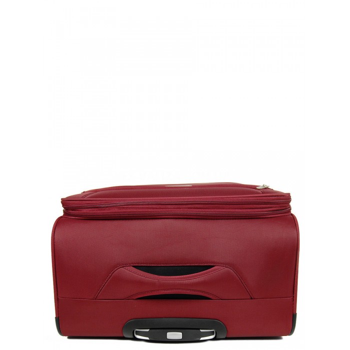 Набір валіз Франція (L M S-3шт) тканина червоний/Airtex 825, фото 6