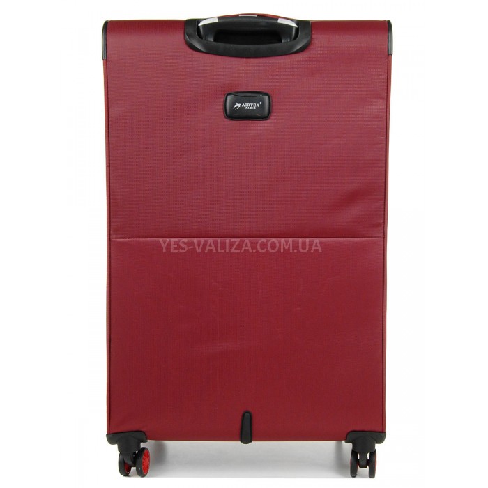 Набор чемоданов Франция (L M S-3шт) ткань красный/Airtex 825, фото 3