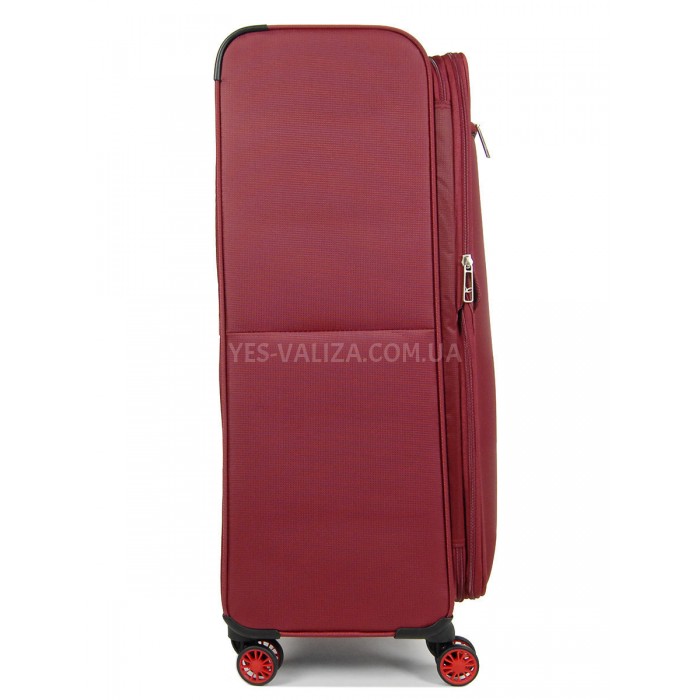 Набор чемоданов Франция (L M S-3шт) ткань красный/Airtex 825, фото 4