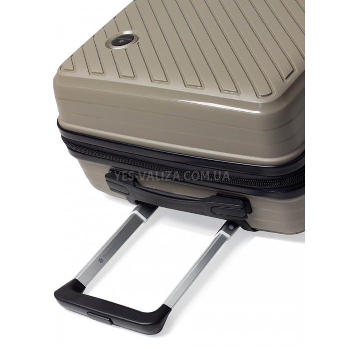 Набор чемоданов Франция (L M S-3шт) полипропилен бежевый/Snowbal 20203, фото 7