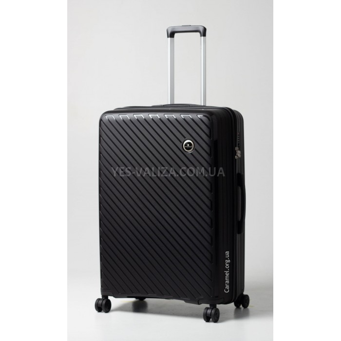 Набор чемоданов Франция (L M S-3шт) полипропилен чёрный/Snowball 20203, фото 6