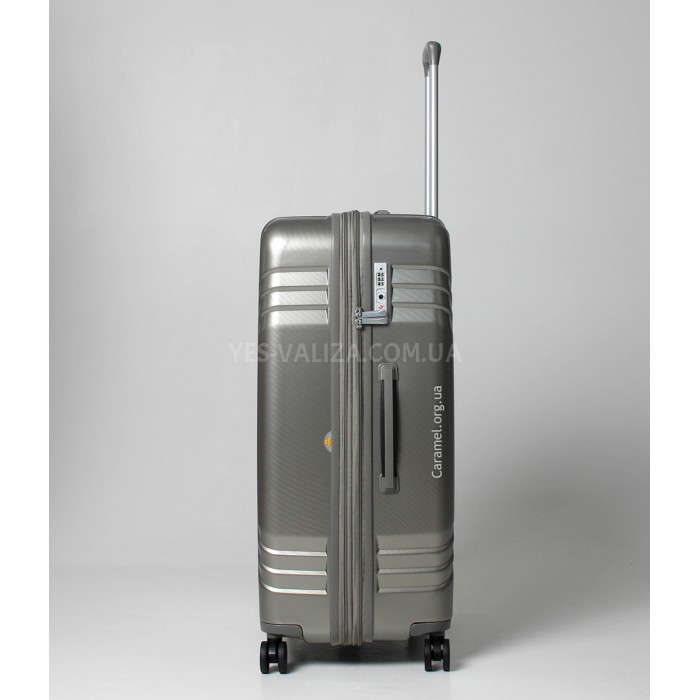 Набір валіз Франція (L M S-3шт) полікарбонат золото/Airtex 641, фото 5