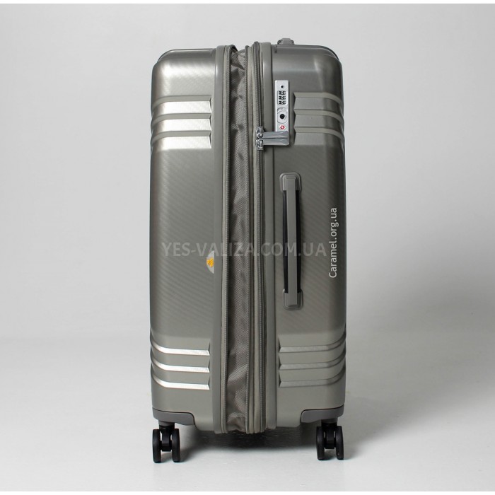 Набор чемоданов Франция (L M S-3шт) поликарбонат золото/Airtex 641, фото 7