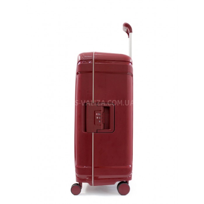 Набор чемоданов Франция (L M S-3шт) полипропилен красный/Airtex 645, фото 4