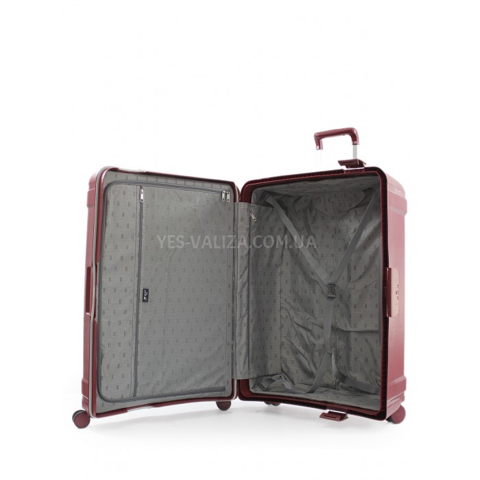 Набір валіз Франція (L M S-3шт) поліпропілен червоний/Airtex 645, фото 9