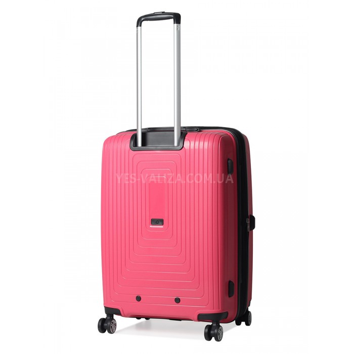 Набір валіз Франція (L M S-3шт) поліпропілен рожевий/Airtex 241, фото 4