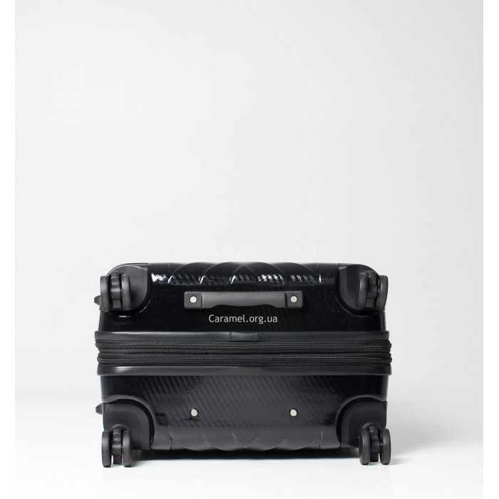 Набір валіз Франція (M S-2шт) полікарбонат чорний/Airtex 641, фото 8