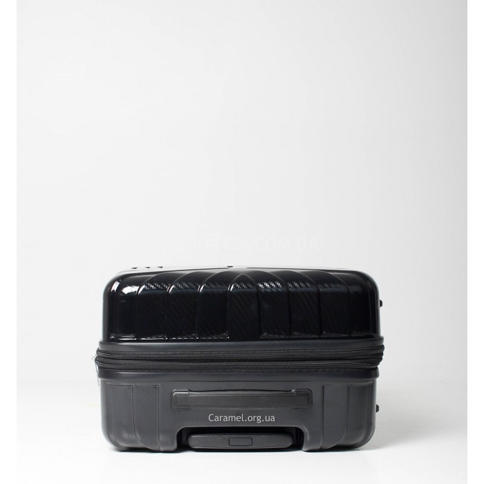 Набір валіз Франція (M S-2шт) полікарбонат чорний/Airtex 641, фото 7