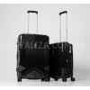 Набор чемоданов Франция (M S-2шт) поликарбонат чёрный/Airtex 641, фото 14