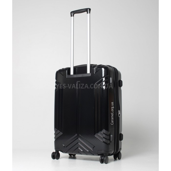 Набір валіз Франція (M S-2шт) полікарбонат чорний/Airtex 641, фото 6