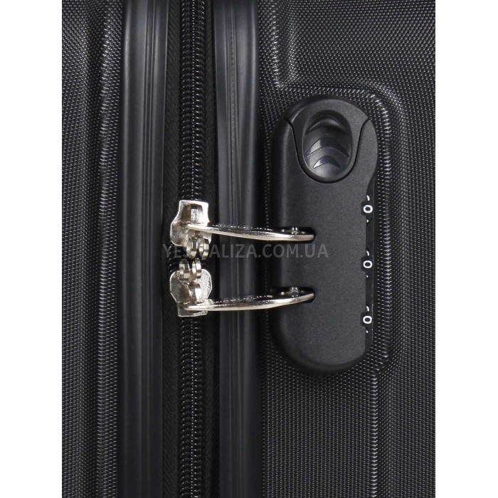 Набор чемоданов Франция (L M S-3шт) чёрный/Worldline 625, фото 8