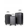 Набір валіз Франція (L M S-3шт) чорний/Worldline 625, фото 13