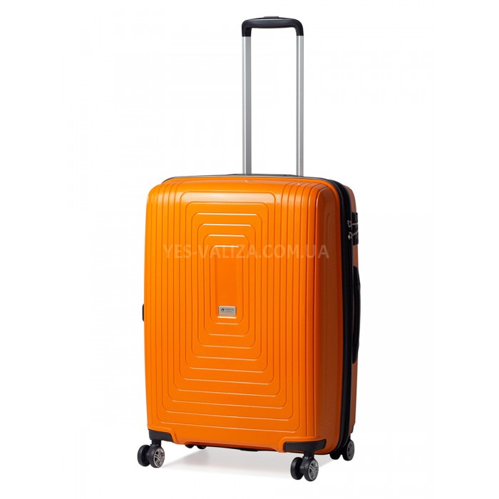Набір валіз Франція (L M S-3шт) поліпропілен оранж/Airtex 241, фото 2