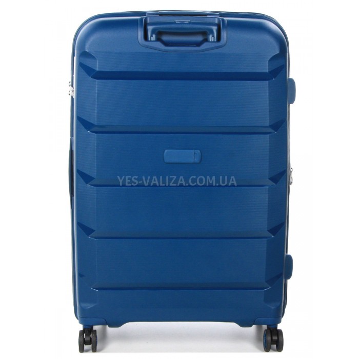 Набір валіз Франція (L M S-3шт) поліпропілен синій/Airtex 646, фото 4