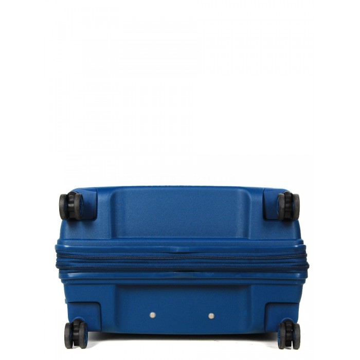 Набор чемоданов Франция (L M S-3шт) полипропилен синий/Airtex 646, фото 8