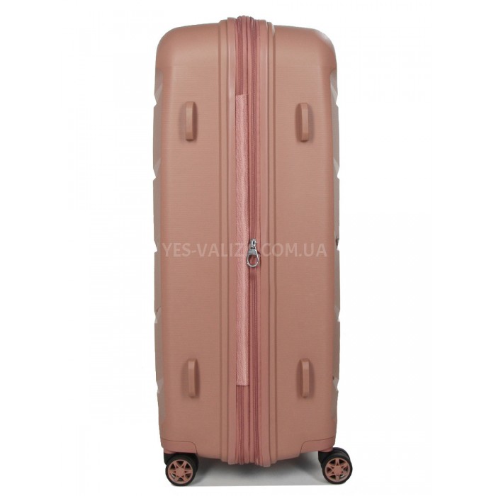 Набор чемоданов Франция (L M S-3шт) полипропилен пудра/Airtex 646, фото 5