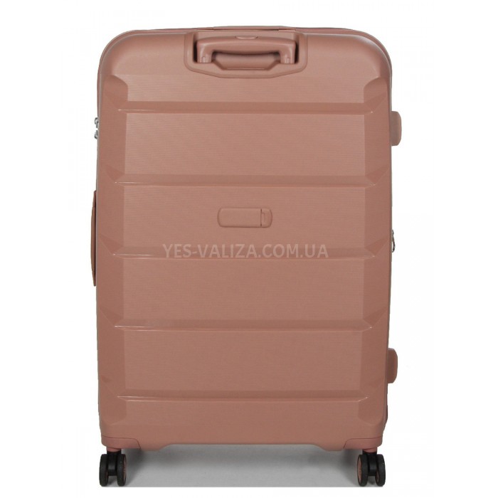 Набор чемоданов Франция (L M S-3шт) полипропилен пудра/Airtex 646, фото 3