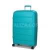 Набор чемоданов Франция (L M S-3шт) полипропилен бирюза/Airtex 646, фото 13