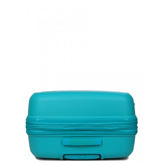 Набор чемоданов Франция (L M S-3шт) полипропилен бирюза/Airtex 646, фото 9