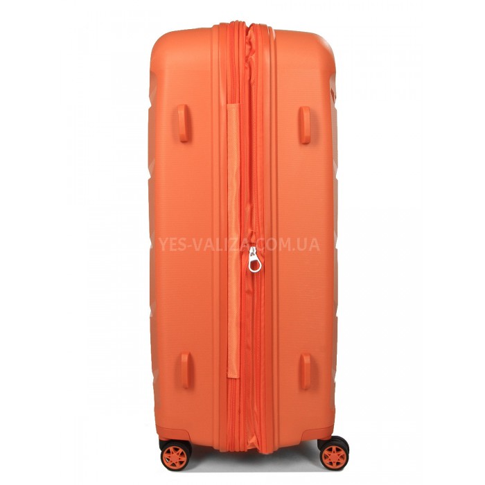 Набір валіз Франція (L M S-3шт) поліпропілен помаранч/Airtex 646, фото 6