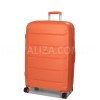 Набір валіз Франція (L M S-3шт) поліпропілен помаранч/Airtex 646, фото 9