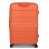 Набір валіз Франція (L M S-3шт) поліпропілен помаранч/Airtex 646, фото 10
