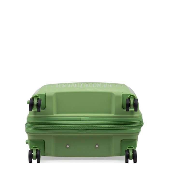 Набор чемоданов Франция (L M S-3шт) полипропилен зелёный/Snowbal 20103, фото 7