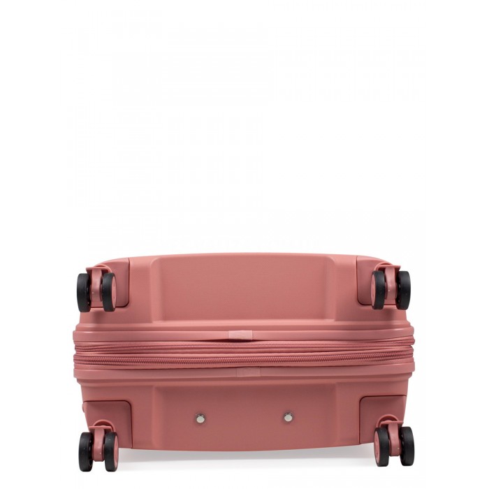 Набір валіз Франція (L M S-3шт) поліпропілен пудра/Snowball 20103, фото 8