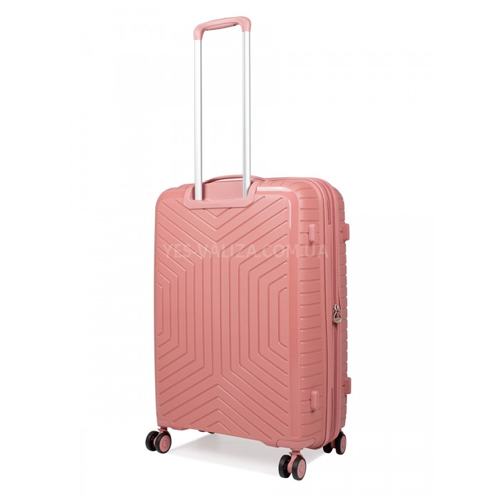 Набір валіз Франція (L M S-3шт) поліпропілен пудра/Snowball 20103, фото 3