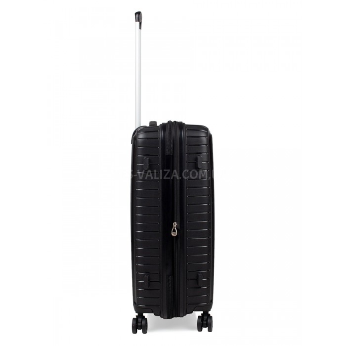 Набір валіз Франція (L M S-3шт) поліпропілен чорний/Snowball 20103, фото 6