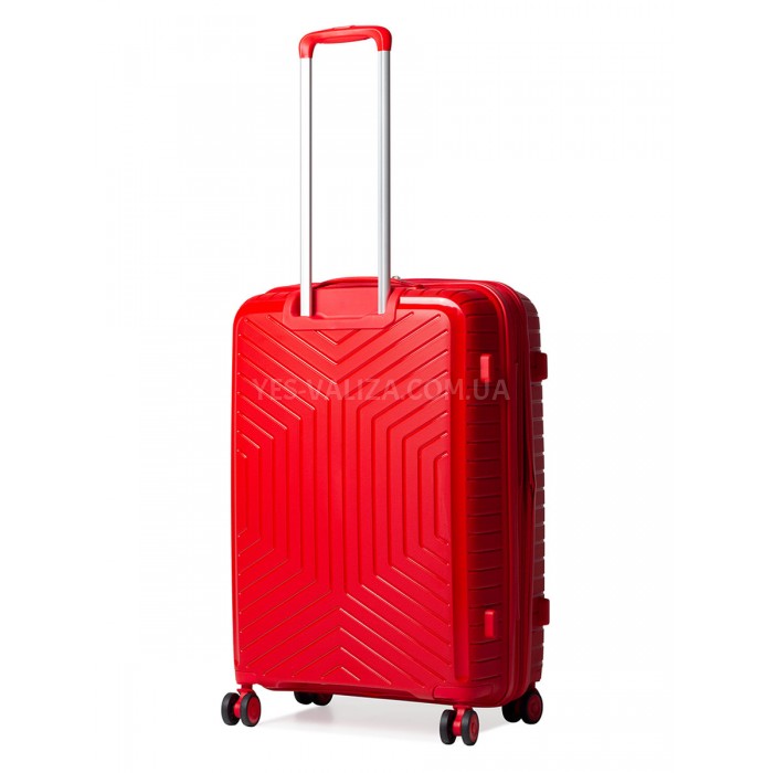 Набір валіз Франція (L M S-3шт) поліпропілен червоний/Snowball 20103, фото 3