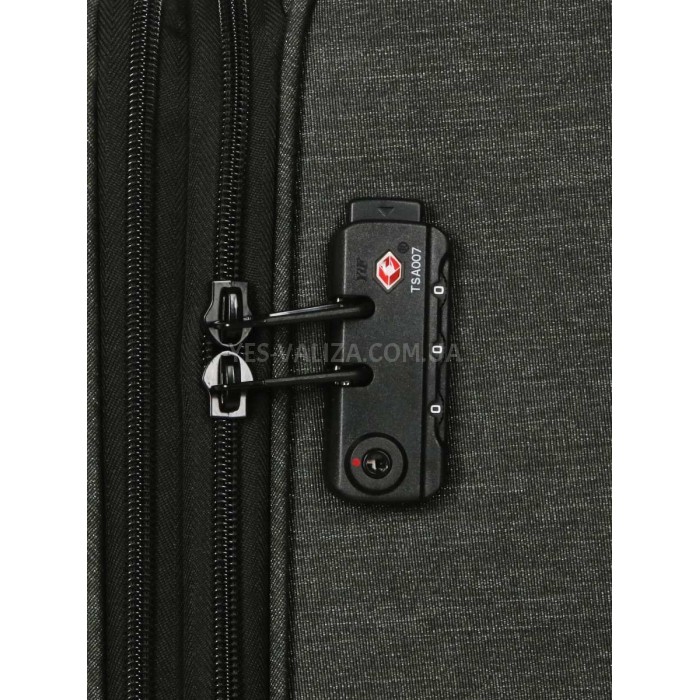 Набір валіз Франція (M S-2шт) тканина сіра/Airtex 6659, фото 7