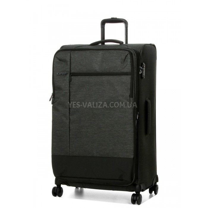 Набор чемоданов Франция (M S-2шт) ткань серый/Airtex 6659, фото 2