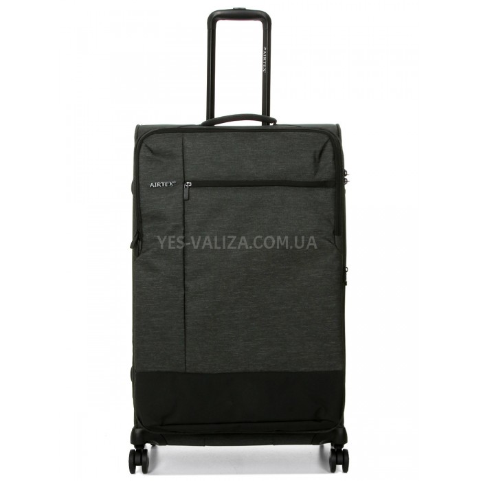Набір валіз Франція (M S-2шт) тканина сіра/Airtex 6659, фото 3
