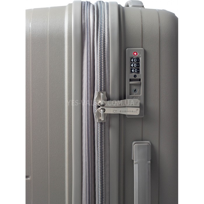 Набір валіз Франція (LMS-3шт) поліпропілен бежевий/Snowball 20403, фото 8