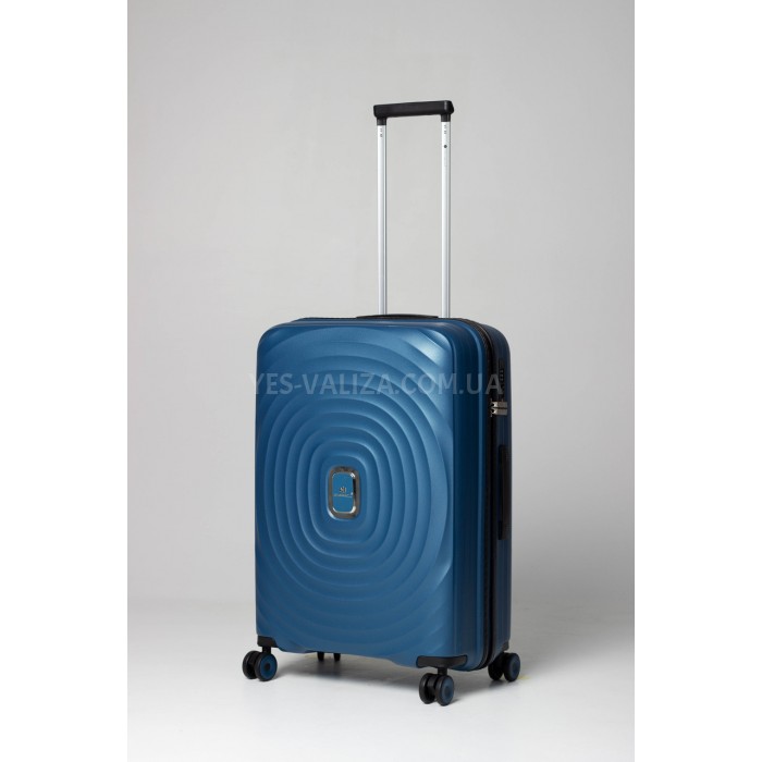 Набор чемоданов Франция (L M S-3шт) полипропилен синий/Snowball 35203, фото 2