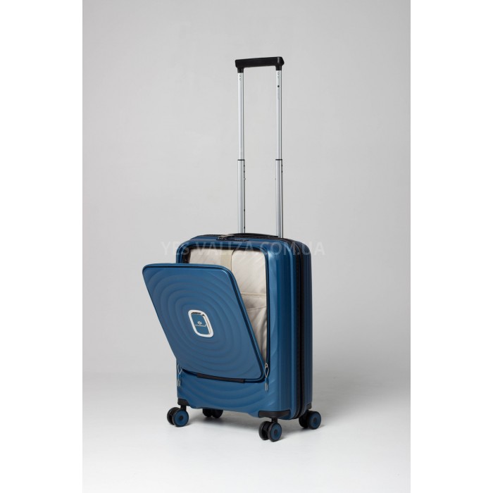 Набор чемоданов Франция (L M S-3шт) полипропилен синий/Snowball 35203, фото 5