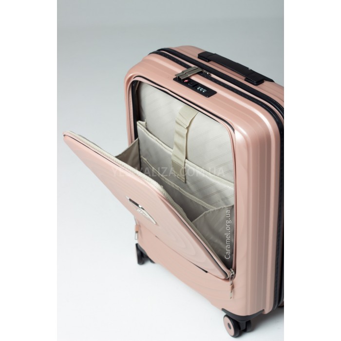 Набір валіз Франція (L M S-3шт) поліпропілен пудра/Snowball 35203, фото 8