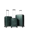 Набор чемоданов Франция (L M S-3шт) полипропилен зелёный/Snowbal 35203, фото 10